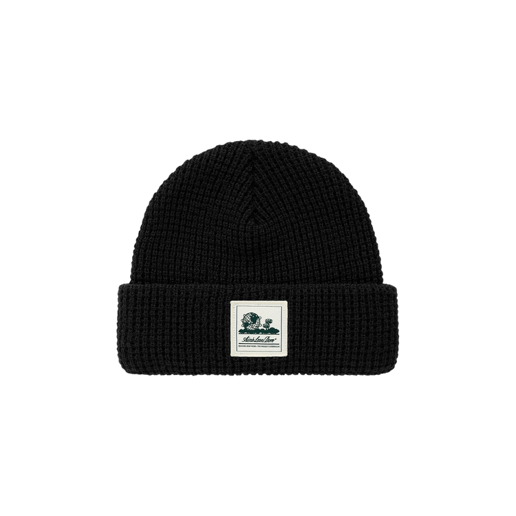 Aimé Leon Dore Waffle Knit Beanie 'Jet Black'