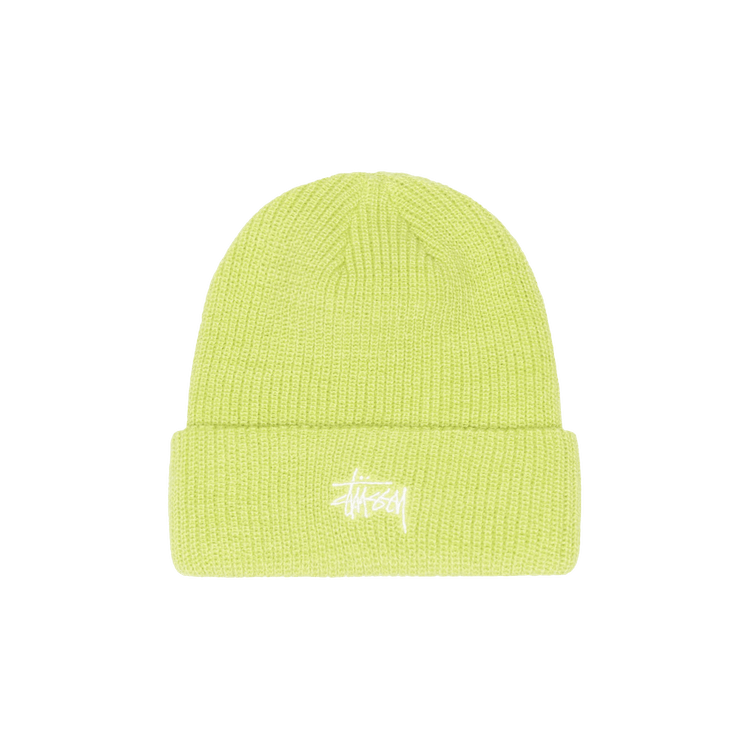 Stussy Basic Cuff Beanie 'Green Apple'