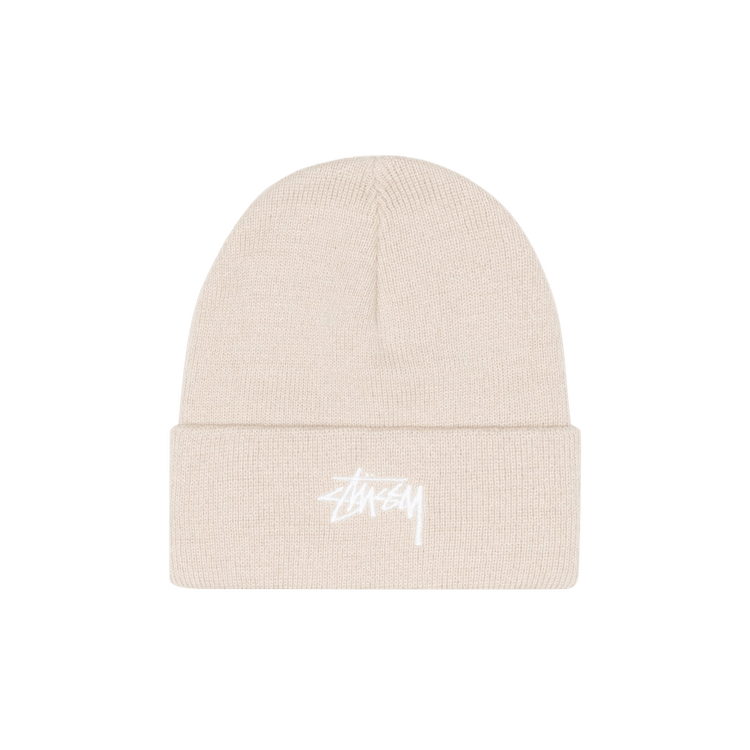 Stussy Cuff Beanie Stock 'Stone'