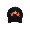 Amiri 3 Star Canvas Hat 'Black Champagne'
