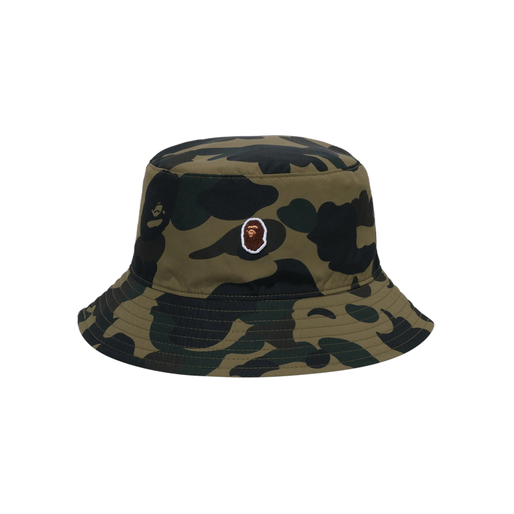 BAPE 1st Camo One Point Reversible Hat 'Green'
