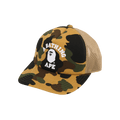 BAPE 1st Camo College Mesh Cap 'Yellow'