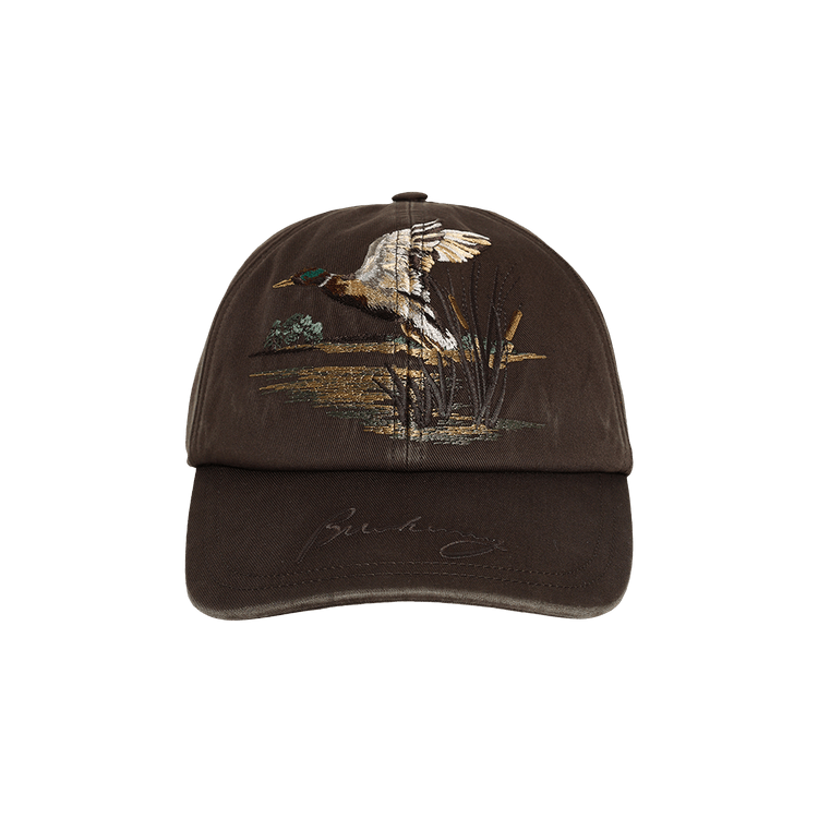 Burberry Duck Gabardine Baseball Cap 'Juniper'
