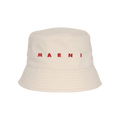 Marni Logo Bucket Hat 'Bone'