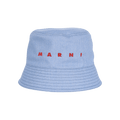 Marni Logo Bucket Hat 'Iris Blue'
