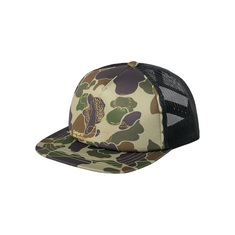 Carhartt WIP Flying Ducks Trucker Cap 'Camo Duck/Green'