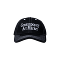 Market C.A.M. 6 Panel Hat 'Washed Black'