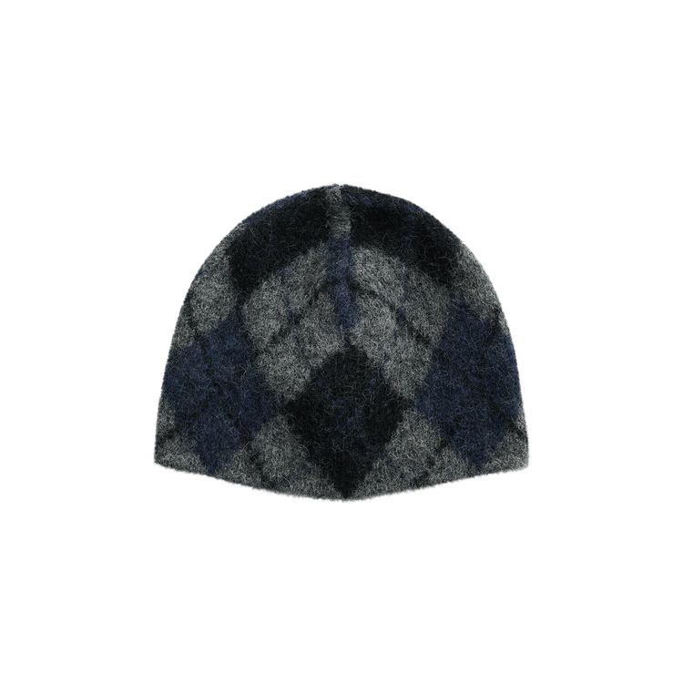 Our Legacy Argyle Pattern Beanie 'Grey'