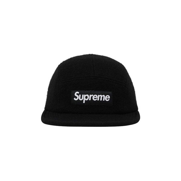 Supreme Harris Tweed Camp Cap 'Black'