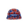 Supreme Harris Tweed Camp Cap 'Red Plaid'