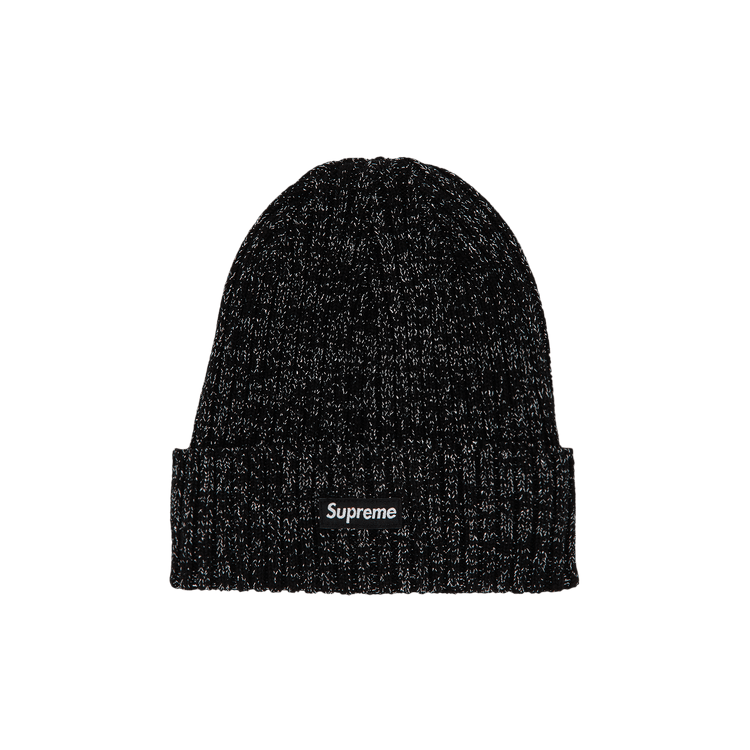 Supreme Overdyed Beanie 'Metallic Black'