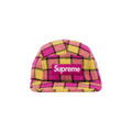Supreme Harris Tweed Camp Cap 'Pink Plaid'