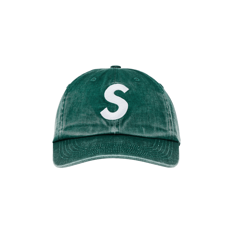 Supreme Pigment Coated S Logo 6 Panel 'Dark Green'