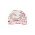 Supreme Pigment Coated S Logo 6 Panel 'Pink Camo'