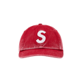 Supreme Pigment Coated S Logo 6 Panel 'Red'