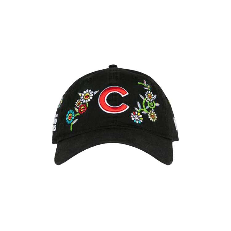 New Era x Takashi Murakami x MLB World Tour Tokyo Series 2025 New Era 9TWENTY Cubs Strapback Hat 'Black'