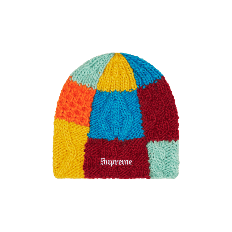 Supreme Block Knit Beanie 'Multicolor'