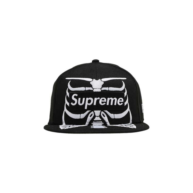 Supreme Bones Box Logo New Era 'Black'