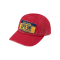 Supreme License Plate 6-Panel 'Red'