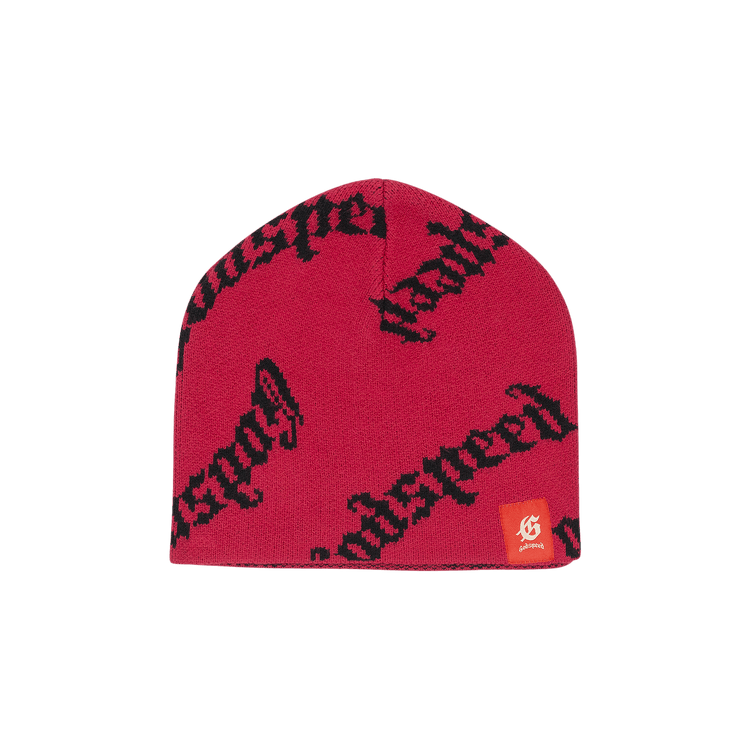 Godspeed OG Logo Beanie 'Red'