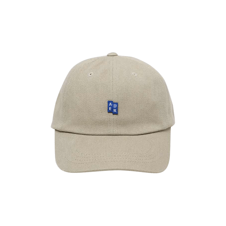 Ader Error Logo Appliqué Denim Cap 'Oatmeal'