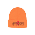 Stussy Cuff Beanie Varsity S 'Orange'