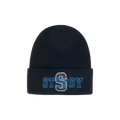 Stussy Cuff Beanie Varsity S 'Black'