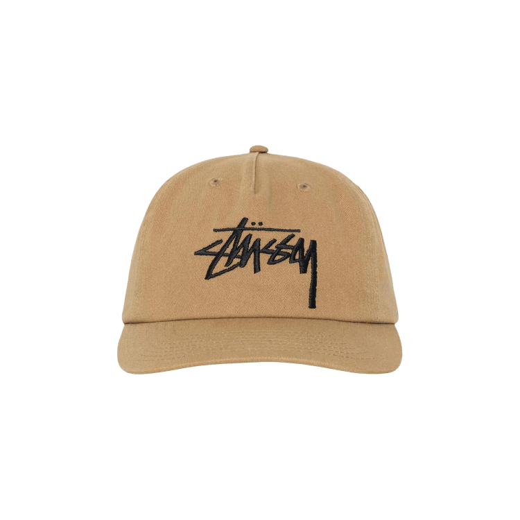 Stussy Mid-Depth Big Stock Snapback 'Tobacco'