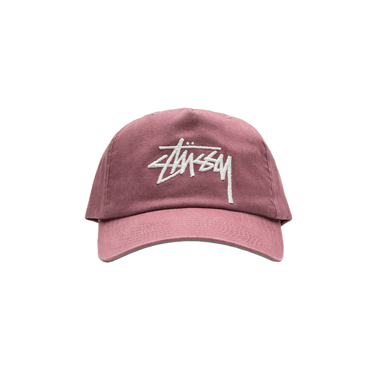 Stussy Mid-Depth Big Stock Snapback 'Plum'