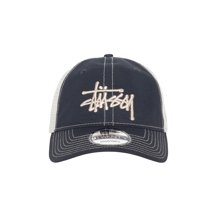 Stussy New Era 9TWENTY Tonal Basic Trucker 'Deep Navy'