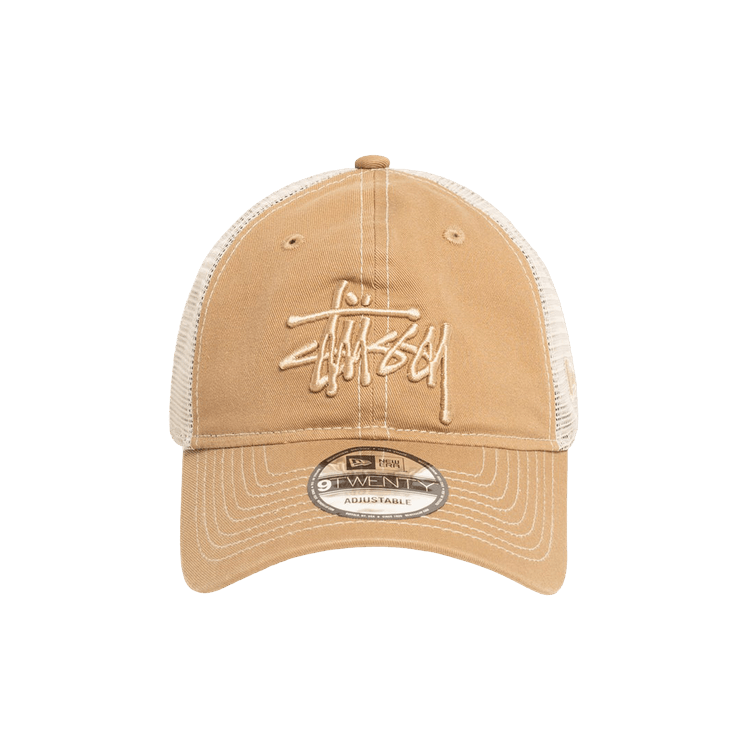 Stussy New Era 9TWENTY Tonal Basic Trucker 'Khaki'