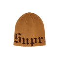 Supreme Old English Printed Beanie 'Tan'