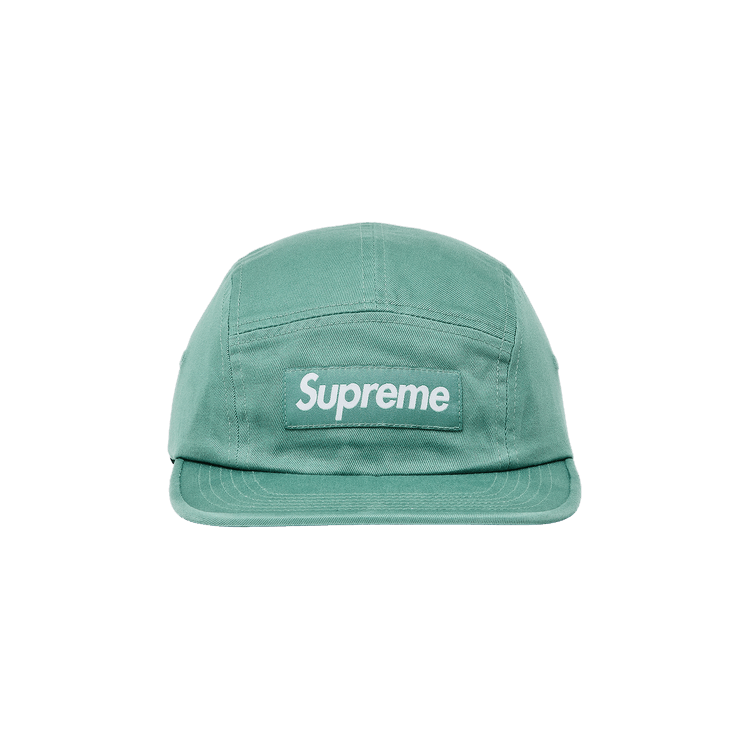 Supreme Washed Chino Twill Camp Cap 'Sage'