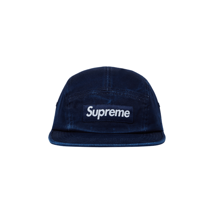 Supreme Washed Chino Twill Camp Cap 'Indigo'