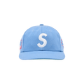 Supreme World Famous S Logo 6-Panel 'Light Blue'
