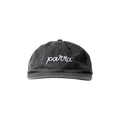 Parra Scripted 6 Panel Hat 'Washed Black'