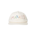 Market Soft Stitch 5 Panel Hat 'Butter Cream'