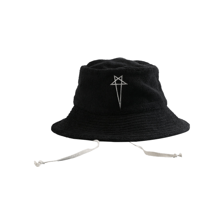 Rick Owens Beach Hat 'Black/Pearl'