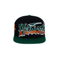 Hellstar Records Hat Snapback 'Green/Black'