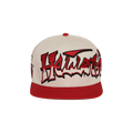 Hellstar Records Hat Snapback Custom Hellstar Airbrush 'Red/White'