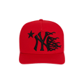 Hellstar Ny Snapback Hat 'Red/Black'