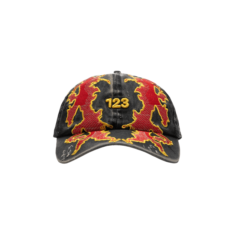 RIVINGTON roi Rebis Lambs Cap 'Black/Red'