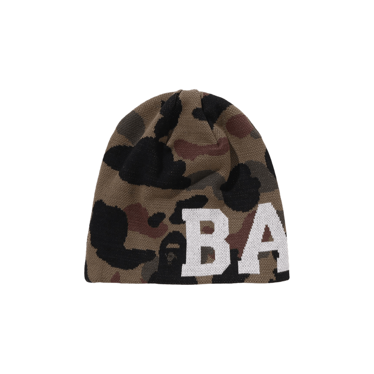 BAPE 1st Camo Knit Cap 'Green'
