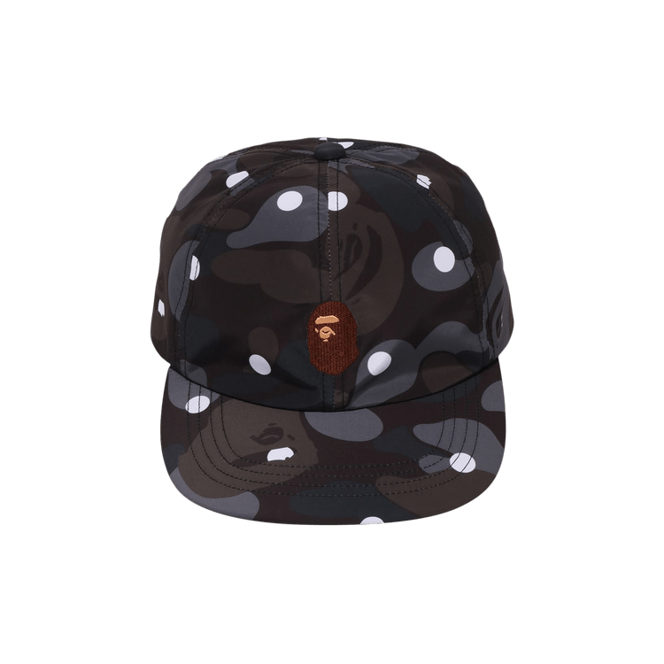BAPE Dot Camo One Point Panel Cap 'Black'