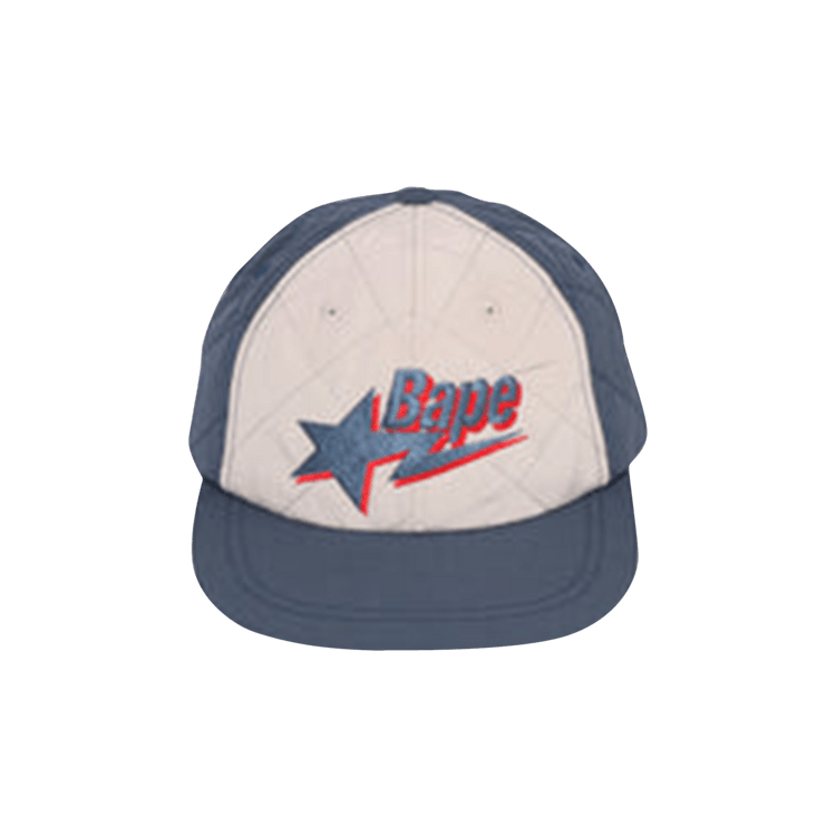 BAPE Sta Logo Quilting Cap 'Navy'