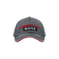 Martine Rose Roll Back Cap 'Grey/Red'