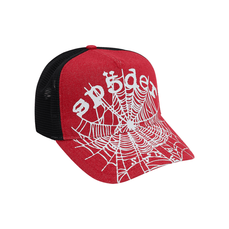 Sp5der Denim Og Web V2 Trucker 'Red'