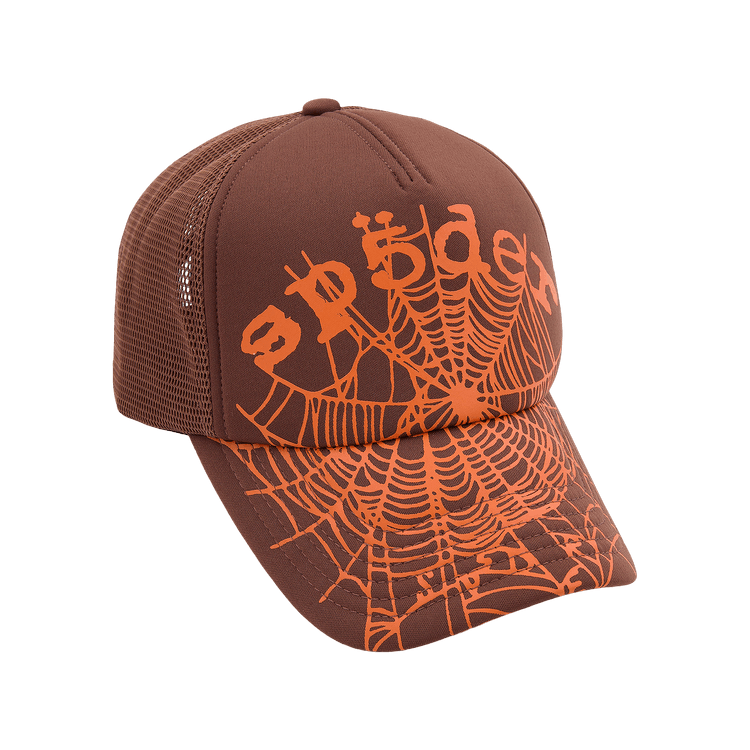 Sp5der Og Web V2 Trucker 'Brown'