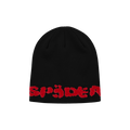 Sp5der Fuzzy Logo Mohair Beanie 'Black'