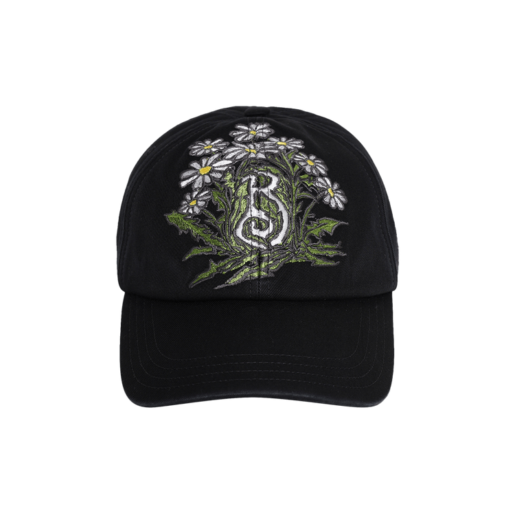 Burberry Daisy B Gabardine Baseball Cap 'Black'
